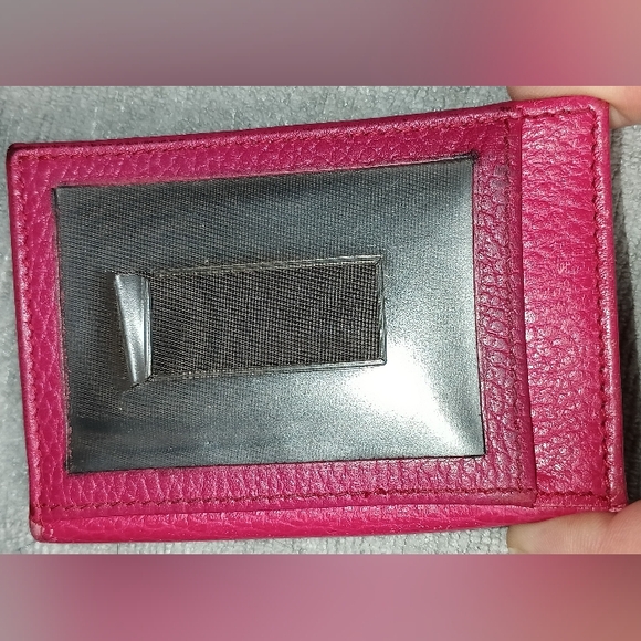 Gucci GUC Pink Leather ID/Card Holder - Picture 2 of 7